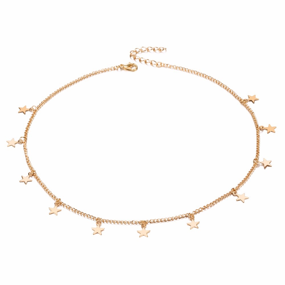 Boho Star Dainty Delicate Necklace - Picture 3 of 3